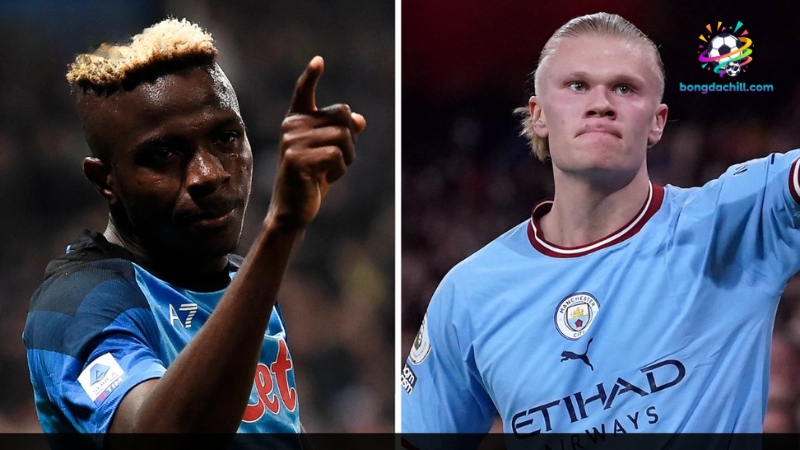 Erling Haaland và Victor Osimhen ghi điểm với 6 pha lập công
