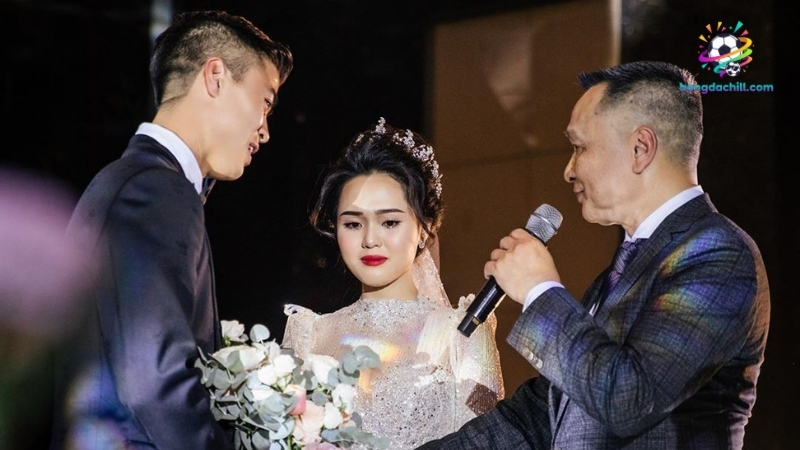 Bố vợ cầu thủ Duy Mạnh là ông Nguyễn Giang Đông 