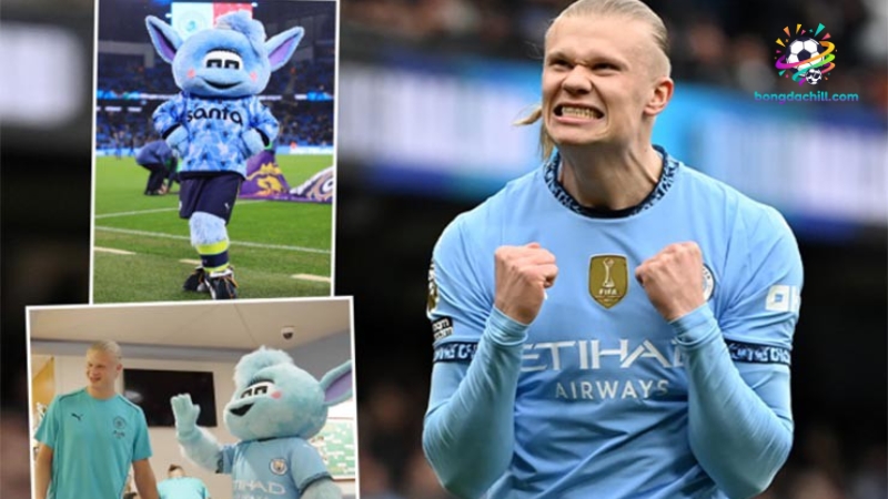 Tin đồn Erling Haaland hành hung linh vật Manchester có phải sự thật?